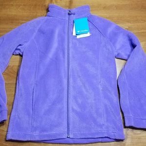 Columbia Benton Springs Full Zip Jacket Purple (L)